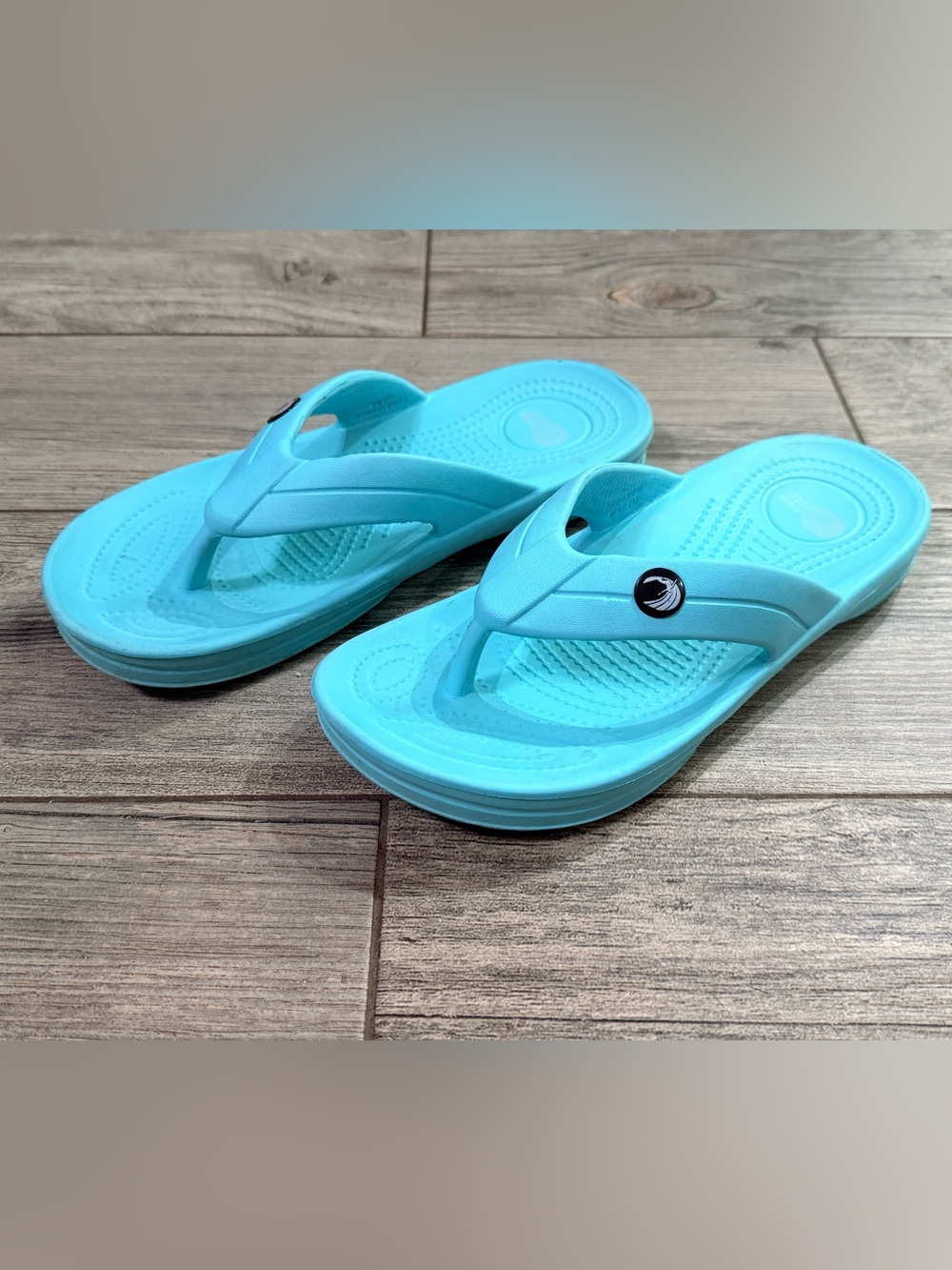 Blue Light Weight Flip Flop Sandals - Picture 2 of 5